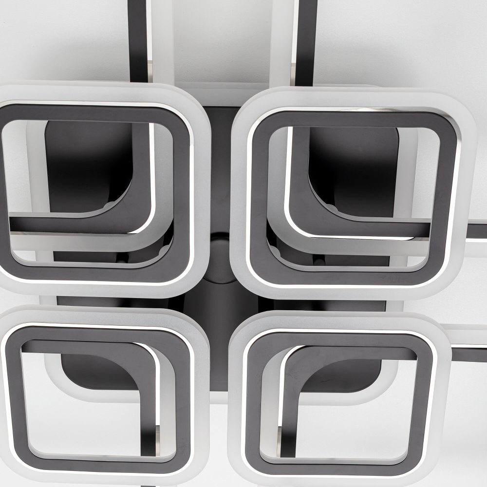 Citilux Марсель Смарт CL232A185E RGB Умная люстра Чёрная