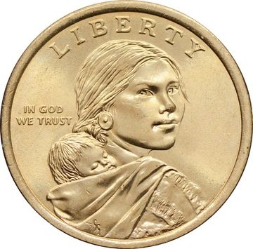 1 доллар (dollar) 2021 D США «Коренные Американцы - Индейцы в армии США»