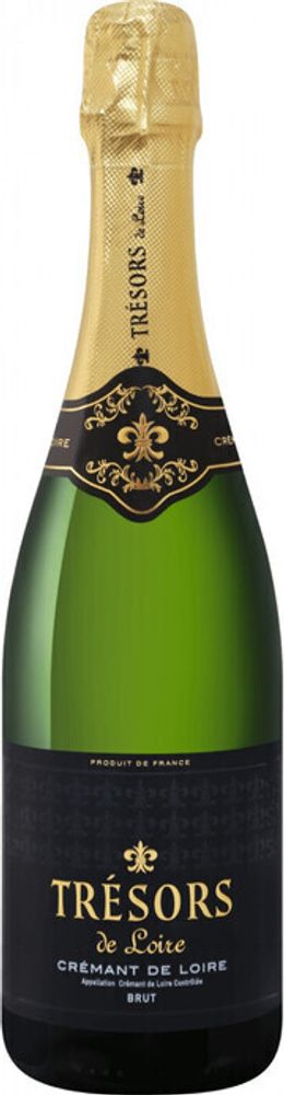 Вино игристое ТРЕЗОР ДЕ ЛУАР Креман де Луар 2018 Вино игристое ТРЕЗОР ДЕ ЛУАР Креман де Луар 2018