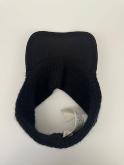 Козырек Celine Black Logo Embossed Wool Detailed Cap