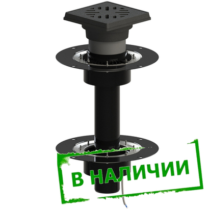 ТП-10.У.616.1-Э Двухуровневая воронка с трапом и подрамником Dn110