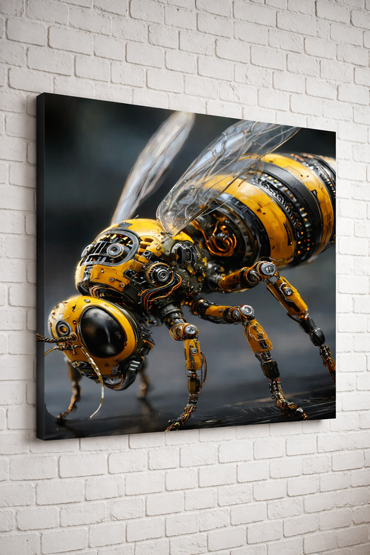Картина на холсте "Робопчела"
