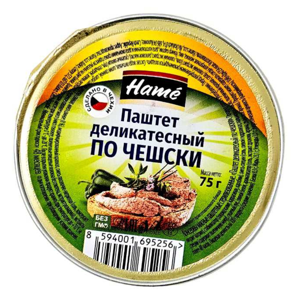 Паштет Hame деликатесный по чешски 75 гр