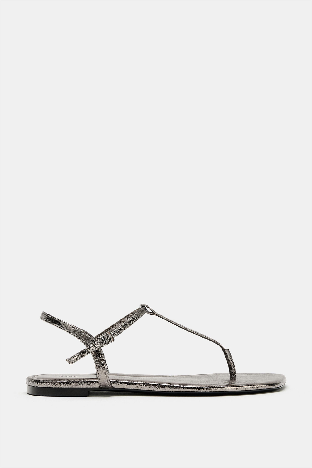 ZARA МЕТАЛЛИЗИРОВАННЫЕ САНДАЛИИ, БРОНЗОВЫЙ