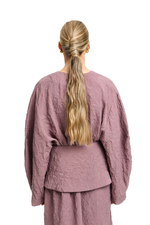 Платье maxi с баской Invitation powder