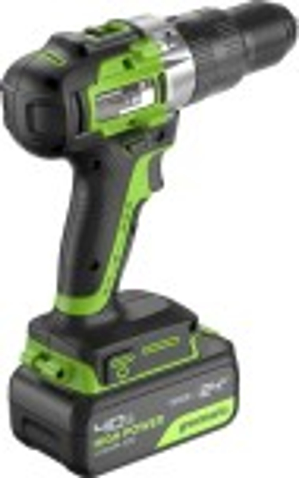 Дрель-шуруповерт аккумуляторная GREENWORKS GD24DD60 ударная, 24V, АКБ 4Ач и ЗУ 3704107CUB