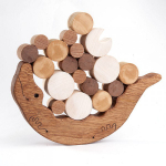 Деревянный балансир Крокодил Леснушки