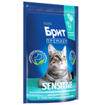 Сухой корм БРИТ ПРЕМИУМ Cat Sensitive Lamb&Turkey с ягнёнком и индейкой с чувствительным пищеварением 2 кг