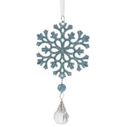 GAEM Украшение новогоднее "Снежинка", L6,5 W2 H15 см