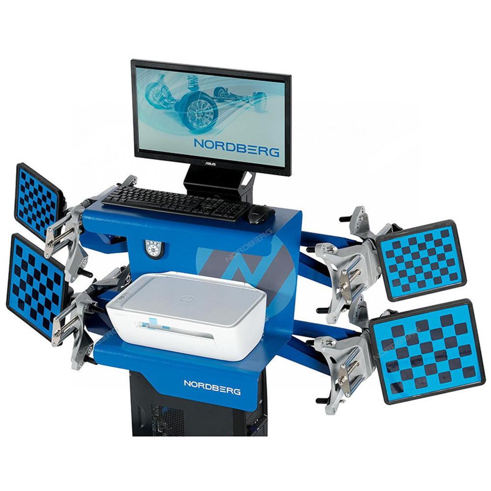 NORDBERG (C804 TRUCK) Стенд сход-развал 3D модель четырехкамерный для грузовых авто