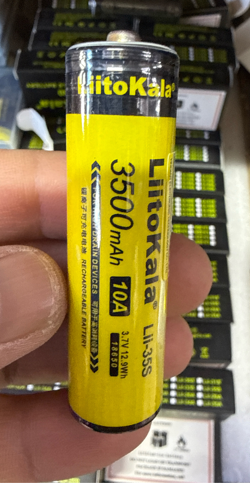 18650 литокал 3500