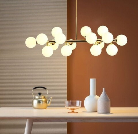 Pendant design lamp Mimosa by Atelier Areti L100 (Gold)