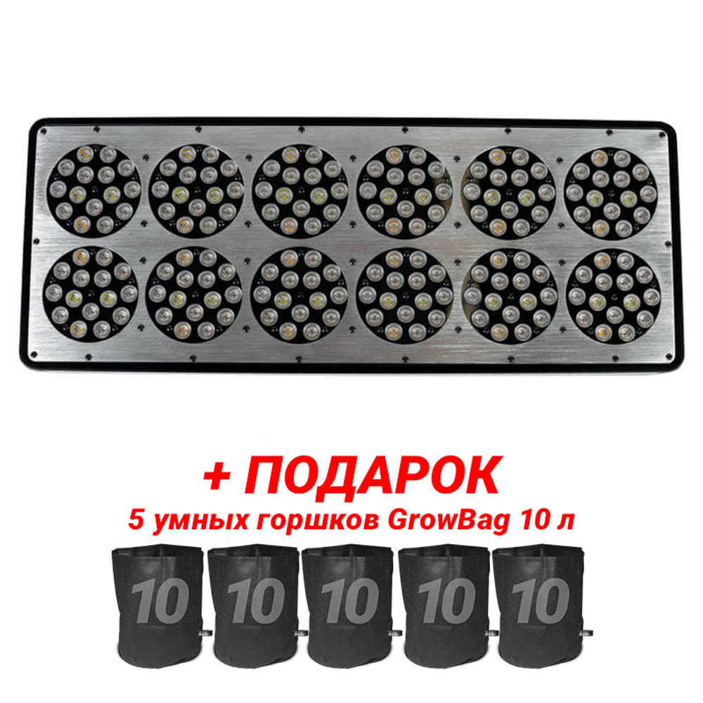 Светильник светодиодный APOLLO 12, 430 Вт + ПОДАРОК