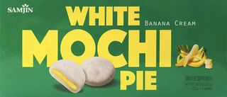 Моти White Mochi Pie со вкусом банана в белой глазури
