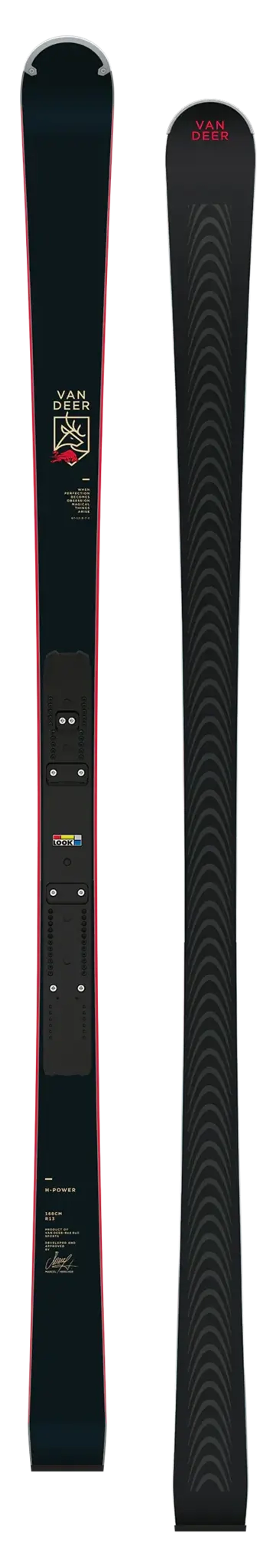 VAN DEER 24/25 экспертный спортцех H-POWER 175 black w/ R22 WC R-16 175 см, R-19 182 см без креплений/ с креплениями SPX 15/ с креплениями SPX 12