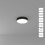 Потолочный светодиодный светильник Arte Lamp FADO A6635PL-1BK