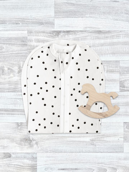 Пелёнка-кокон Mjölk Горошки, уценка