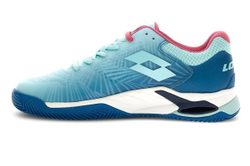 Женские Кроссовки теннисные Lotto Mirage 100 II Clay - небесный