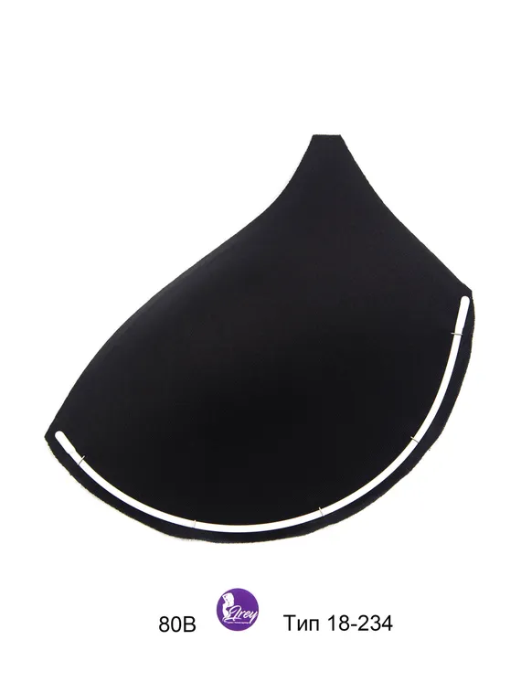 Чашки спейсер АМ-01, 80В-85А-75С-70D, черный 170