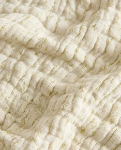 ZARA HOME ОДНОТОННЫЙ ПЛЕД ИЗ ХЛОПКА, ЗЕЛЕНЫЙ