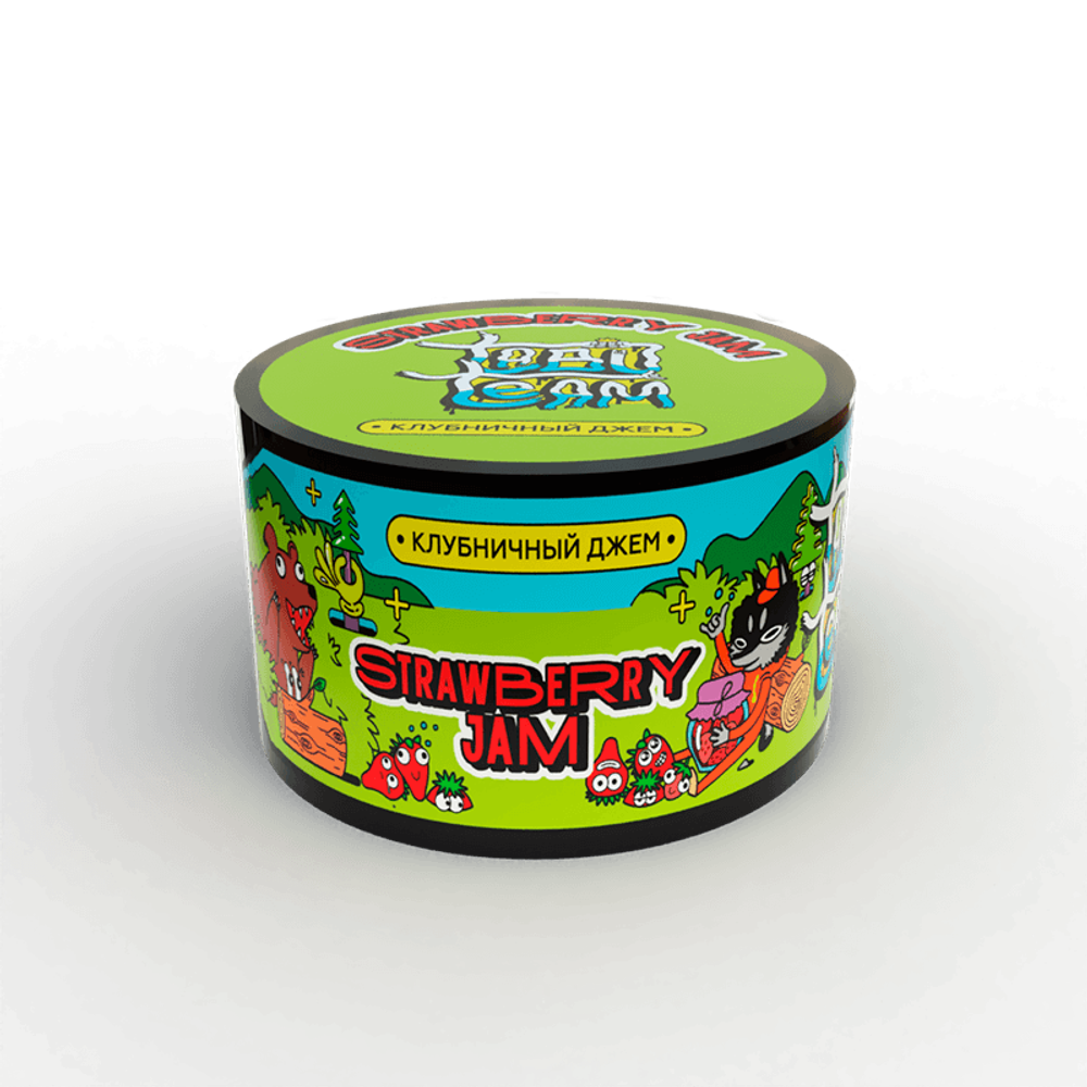 Бестабачная смесь для кальяна Tabu Team - Strawberry Jam (Клубничный Джем) 50 гр.