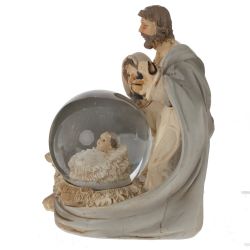 GAEM Фигурка декор в стекл шаре "Рождество", D 4.5 см, L9 W6,5 H10,5 см