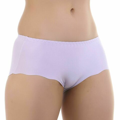 Сиреневые гладкие трусики-шорты (Размер: M) (Цвет: сиреневый)
