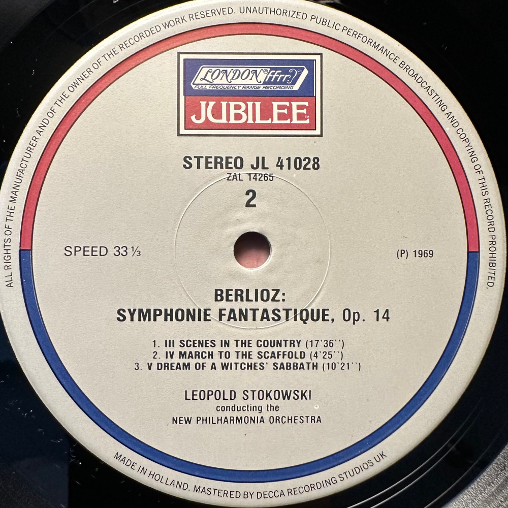 Берлиоз - Фантастическая симфония - Symphonie Fantastique (Голландия 1982г.)