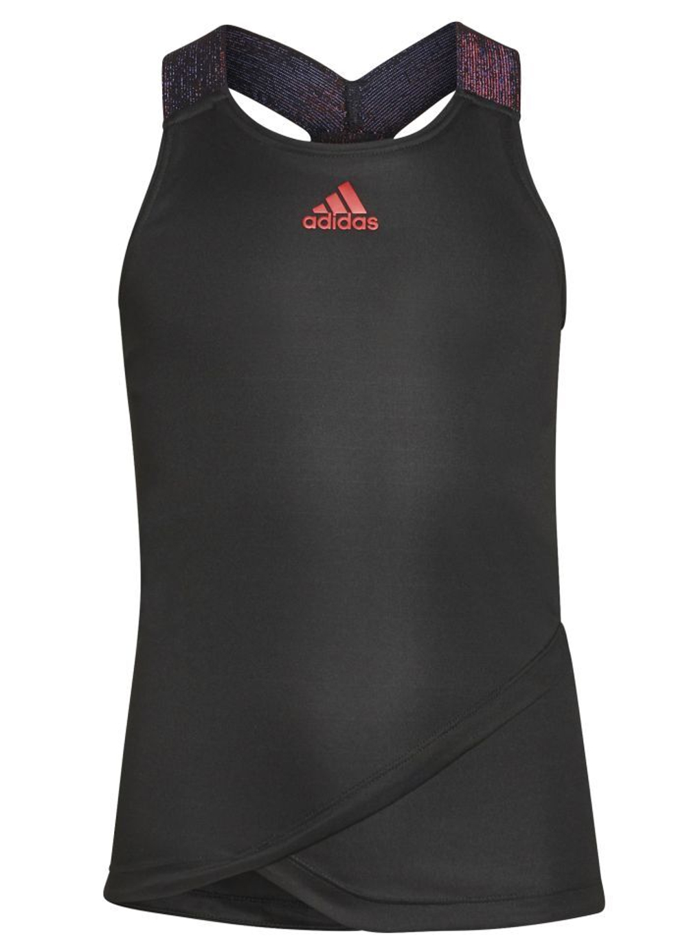 Футболка для девочки теннисная Adidas Y-Tank Primeblue - black