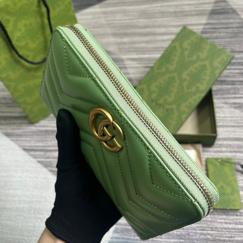 Gucci Marmont Zip Around Wallet