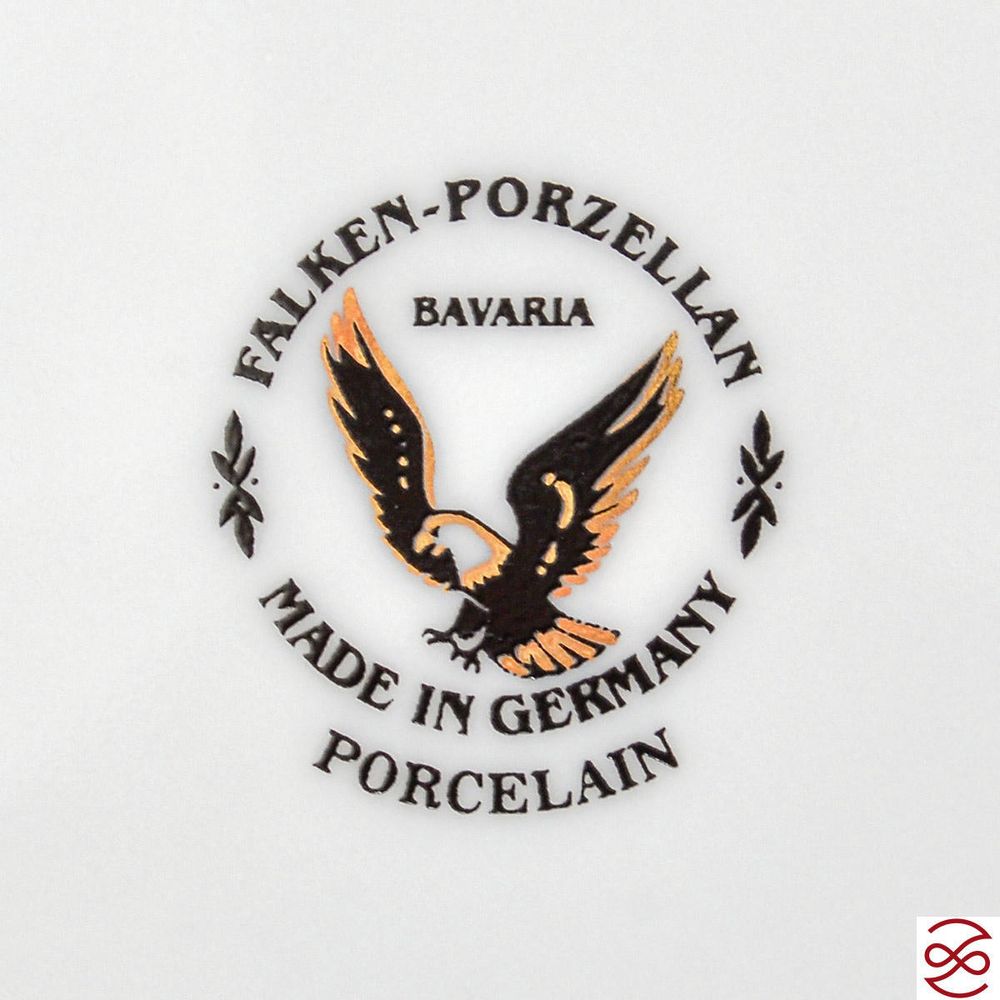 Блюдо круглое Falkenporzellan Constanza Creme - Primavera Gold 32 см