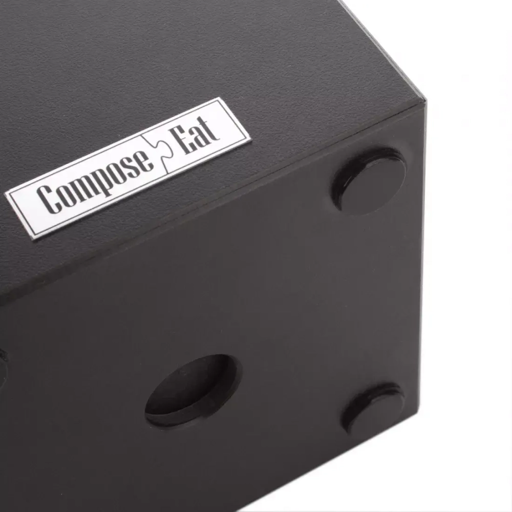 Подставка для кухонных ножей универсальная 11х11х24см ComposeEat черный