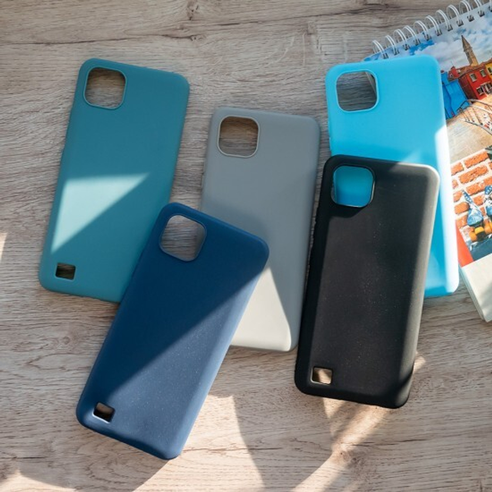 Чехол для Realme C11 (2021), ТПУ, 011010 Серый