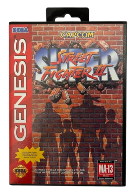 Картридж Super Street Fighter II (Sega Genesis)