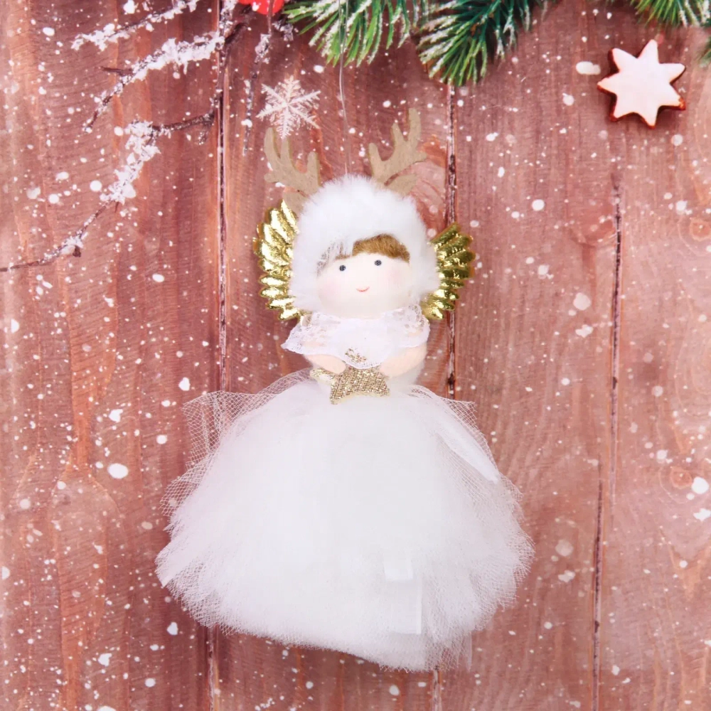 Подвеска «Фея из сказки» 14 см, белый