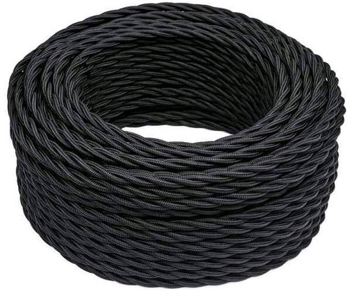 Провод Ретро 3*2,5 черный (матовый) В1-435-73-50