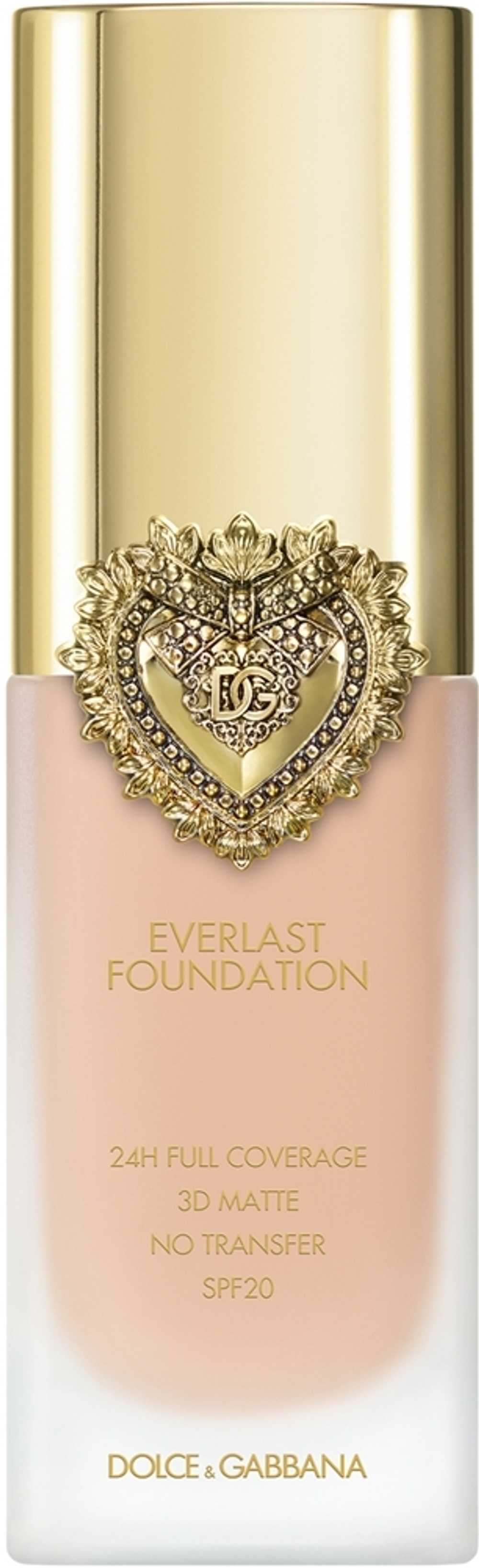 Dolce&Gabbana Flawless Everlast Foundation - Интенсивная непрозрачная тональная основа с SPF 20, 27 ml