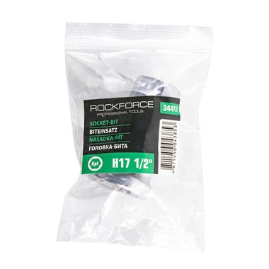 Головка бита 6-гранная Н17 (L-45мм)1/2'' RockForce##Rock FORCE RF-34417