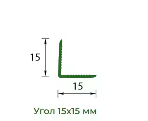 Угол ПВХ "Деконика" 547 Лофт светло-серый 15х15х2700 мм