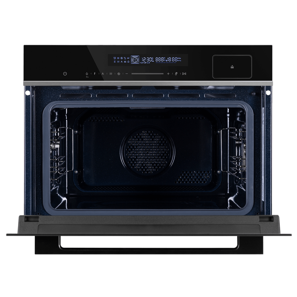 Компактный духовой шкаф электрический с паром MAUNFELD MCMO5016STGB