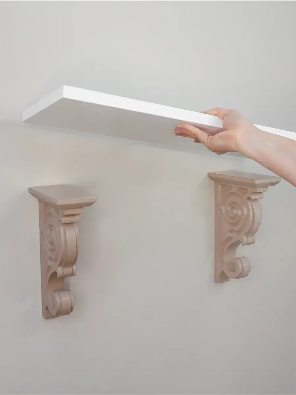 Полка настенная навесная 60 см