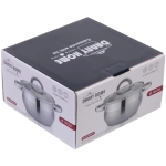 Кастрюля из нержавеющей стали BARBARA 2,7л, индукция, DH08-18