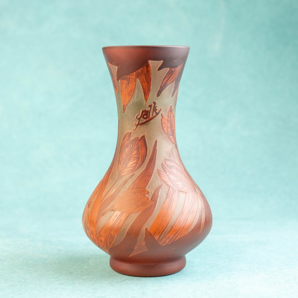 Ваза в стиле Галле «Тюльпаны»