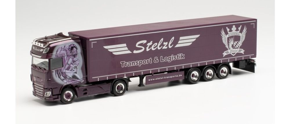 Грузовик DAF XF SSC Euro 6, пп тент «Stelzl»