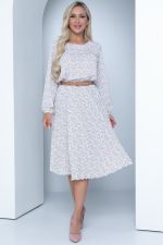 Платье Эмили хит (гофре, ваниль) Diolche