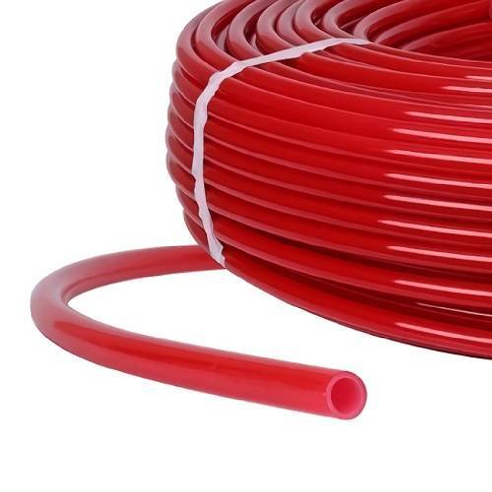 Труба из сшитого полиэтилена STOUT - 20x2.0 (PE-Xa/EVOH, PN8, Tmax 95°C, бухта 100 м, цвет красный)