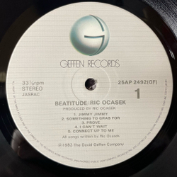 Винтажная виниловая пластинка LP Ric Ocasek Beatitude (Japan 1983) (Obi)