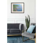 Картина авторская маслом на холсте в паспарту 30х40 см на стену для интерьера "На берегу Ладоги"