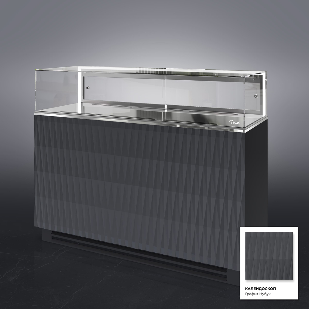 Кондитерская напольная холодильная витрина Finist GLASSIER 58 LUX GL-12/6/3