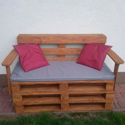 Садовая мебель стилизованная под поддоны СМ12